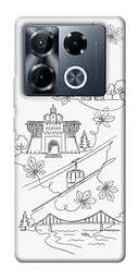 TPU чохол Demsky Kyiv spirit для Infinix Note 40 Pro 4G