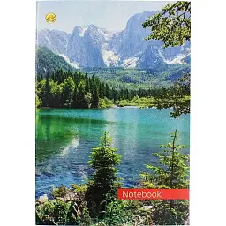 Книга-канцелярська А4 48 аркушів лінія м'яка обкладинка Тетрада (20) 459450