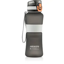 Пляшка для води Ardesto Balance 650 мл чорна (AR2265BL) - мініатюра 3