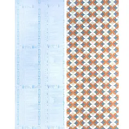 Самоклеюча плівка Sticker Wall SW-00001220 Помаранчеві квіти 0,45х10м - мініатюра 2