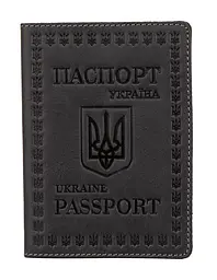 Шкіряна обкладинка на паспорт SHVIGEL 9.5х13.5х1 см acs0015795