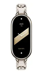 Ремінець для фітнес-браслета Xiaomi Smart Band 8 ланцюжок для браслета білий M2254AS1 - мініатюра 4