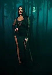 Костюм Мортіші Аддамс Leg Avenue Sexy Spooky Morticia L - мініатюра 5
