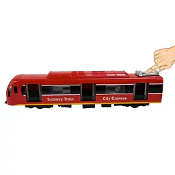 Дитячий ігровий потяг Bambi 731-27K(Red) червоний, світиться, 23х4х5 см - мініатюра 5