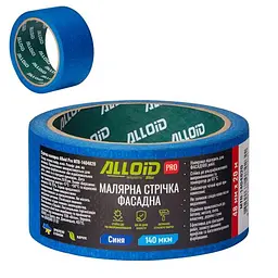 Alloid Pro. Стрічка малярська фасадна синя 48мм х 20м, 140мкм