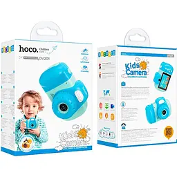 Дитяча фотокамера Hoco DV201 Dual Lens Blue [136175] - мініатюра 5