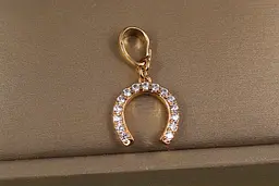 Кулон Xuping Jewelry маленька підковка 10 мм золотистий