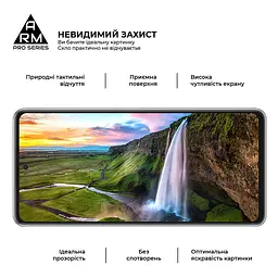 Захисне скло на Samsung Galaxy A53 5G (A536) з олеофобним покриттям, Pro, повне проклеювання, антистатичний і пиловідштовхуючий шар, 9H, самоклеючеся, 2.5D, на весь екран, антистатичний клей, ArmorStandart (ARM60939) - мініатюра 4