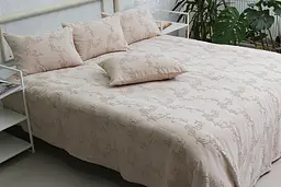 Покривало з наволочками Gloria beige PrimaTeks 160х240 см pbe0042942 - мініатюра 4