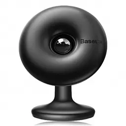 Автотримач для телефону магнітний BASEUS Star Ring на скотчі Black