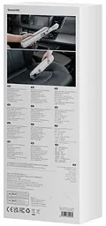 Портативний пилосос бездротовий для авто Baseus A1 Car Vacuum Cleaner білий - мініатюра 6