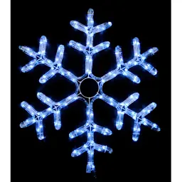 Гірлянда Delux Motif flash Snowflake 55 см білий IP44 EN (90012963)