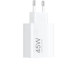 Мережевий зарядний пристрій Xiaomi Turbo Charging 45 W White (BHR07SLEU) - мініатюра 2