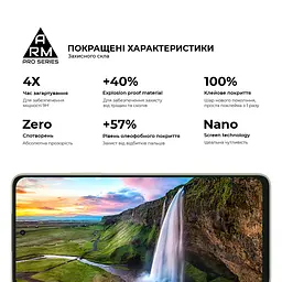 Захисне скло на OPPO A5 Pro 4G/A5 Pro 5G з олеофобним покриттям, Pro, повне проклеювання, антистатичний і пиловідштовхуючий шар, 9H, самоклеючеся, 2.5D, на весь екран, антистатичний клей, ArmorStandart (ARM85390) - мініатюра 5