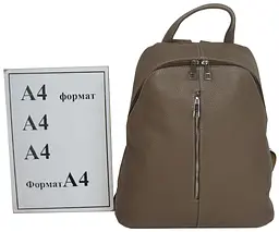 Рюкзак шкіряний жіночий Borsacomoda 841.035 14 л Світло Коричневий - мініатюра 10
