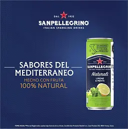 Газований напій Sanpellegrino Limone Menta 330 мл - мініатюра 7