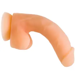 Фалоімітатор Addiction Bendable David 8" 20 см тілесний - мініатюра 5