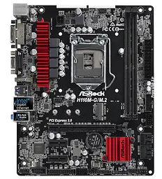 Материнська плата AsRock H110M-G/M.2 (H110M-G/M.2) Б/в