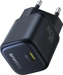 Мережевий зарядний пристрій Baseus PicoGo GaN Fast Charger 1C 45W EU cosmic black (P10176800123-00) - мініатюра 4
