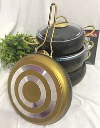 Набір посуду O.M.S. Collection 3023 gold 7 предметів - мініатюра 2