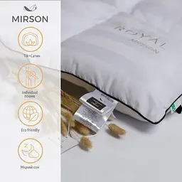 Ковдра дитяча MirSon Royal Pearl 036 зимова пухова 110x140 см біла (2200000010858) - мініатюра 2