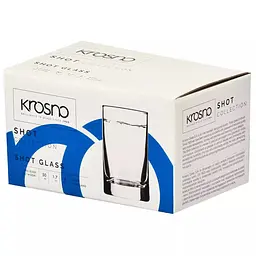 Набір чарок для горілки Krosno, скло, 60 мл, 6 шт. (786186) - мініатюра 4