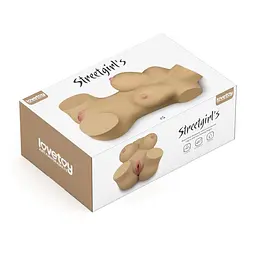 Мастурбатор-торс Lovetoy Streetgirls #5 з двома отворами та грудьми, 27 см (тілесний) - мініатюра 9