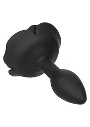Анальна пробка Calexotics Rose Anal Plug Small, 7.5 см (чорний) - мініатюра 3