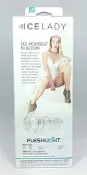 Мастурбатор-вагіна Fleshlight Ice Lady Crystal, 25х6 см - мініатюра 4