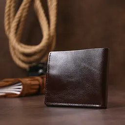 Чоловіче шкіряне портмоне SHVIGEL 11х9х1 см acs0022449 - мініатюра 7