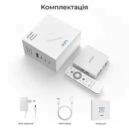 KICKPI KP1 2/32GB Amlogic S905Y4, медіаплеєр 4K HDR, Android 12, сертифікація Google та Netflix, Смарт ТВ приставка - мініатюра 10