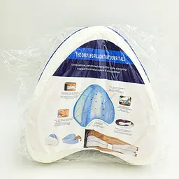 Ортопедична анатомічна подушка для ніг та колін з ефектом пам'яті LEG PILLOW біла - мініатюра 8