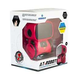 Інтерактивна іграшка AT-Robot робот з голосовим управл.червоний, укр (AT001-01-UKR) - мініатюра 3