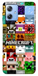 Чохол Demsky Minecraft collage для Motorola Moto G84
