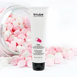 Їстівний лубрикант Nuei Inlube Маршмелоу (100 мл). Водна основа, для орального сексу та солодких пестощів - мініатюра 2