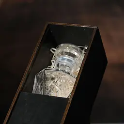 Подарунковий набір віскі Whiskey Stones №11 графин Bormioli Rocco Cassiopea в дерев'яному пеналі - мініатюра 5