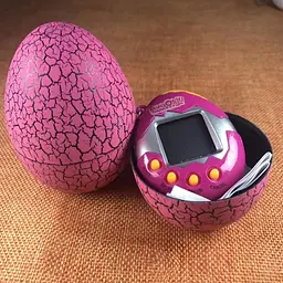 Іграшка-електронний вихованець UFT Eggshell Game Pink Тамагочі в яйці динозавра рожева - мініатюра 3