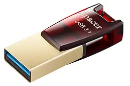 Flash Drive Apacer AH180 64GB (AP64GAH180R-1) Red (6401718) - мініатюра 3