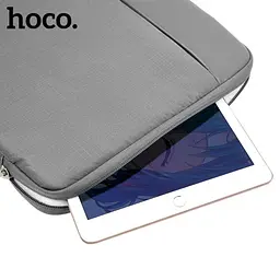 Сумка для ноутбука Hoco GT7 Extraordinary Series Laptop Bag 14` Space Gray [150049] - мініатюра 3
