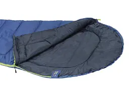 Спальний мішок High Peak Action 250/+5°C Blue/Dark Blue Left (20086) - мініатюра 2