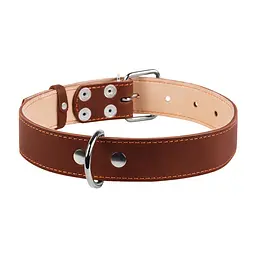 Нашийник "CoLLaR" подвійний (ширина 35мм, довжина 48-63см) коричневий - мініатюра 2