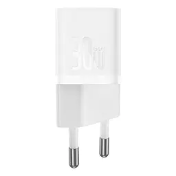 Мережевий зарядний пристрій Baseus GaN5 Fast Charger(mini) 1C 30W EU білий CCGN070502 - мініатюра 5