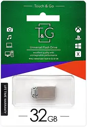 Флеш-накопитель USB 32GB T&G 110 Metal Series Серебристый (TG110-32G) - миниатюра 3