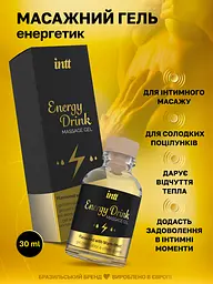Массажный гель Intt, 30 мл (энергетик) - миниатюра 4