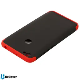 Панель BeCover Super-protect Series для Xiaomi Redmi Note 5A Black-Red (701870) - мініатюра 3