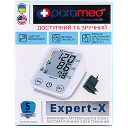 Тонометр Paramed Expert-X автоматичний електронний з адаптером - мініатюра 3