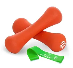Гантель неопренова PowerPlay 4126 Spartacus 2*1.5 кг Помаранчеві 2 шт (PP_4126_1.5kg_2in)