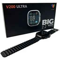 Смарт-годинник BIG V200 Ultra IP65 Black - мініатюра 3