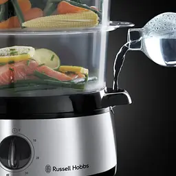 Пароварка Russell Hobbs Cook&Home 800 Вт чорна (19270-56) - мініатюра 7