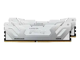 Пам'ять для настільних комп'ютерів Kingston FURY 48 GB (2x24GB) DDR5 8400 MHz Renegade White (KF584CU40RWK2-48) - мініатюра 2